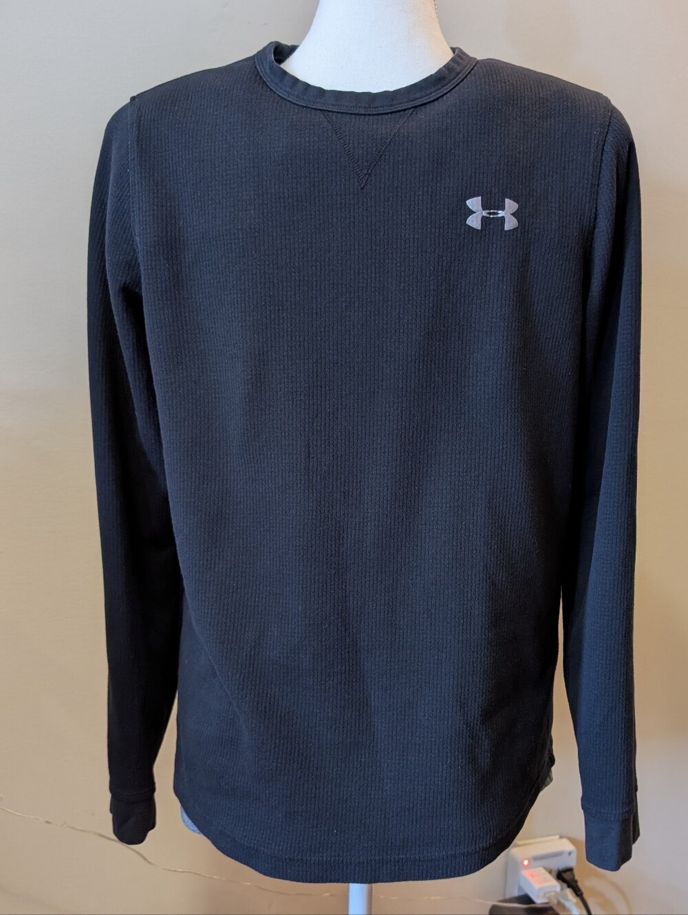 Under Armour Black Long Sleeve Thermal Crew